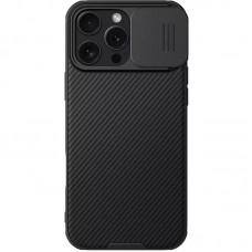 Карбонова накладка Nillkin CamShield Pro для Apple iPhone 16 Pro Max (6.9") Black