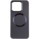 TPU чохол Bonbon Metal Style with MagSafe для Xiaomi Redmi Note 13 4G Чорний / Black