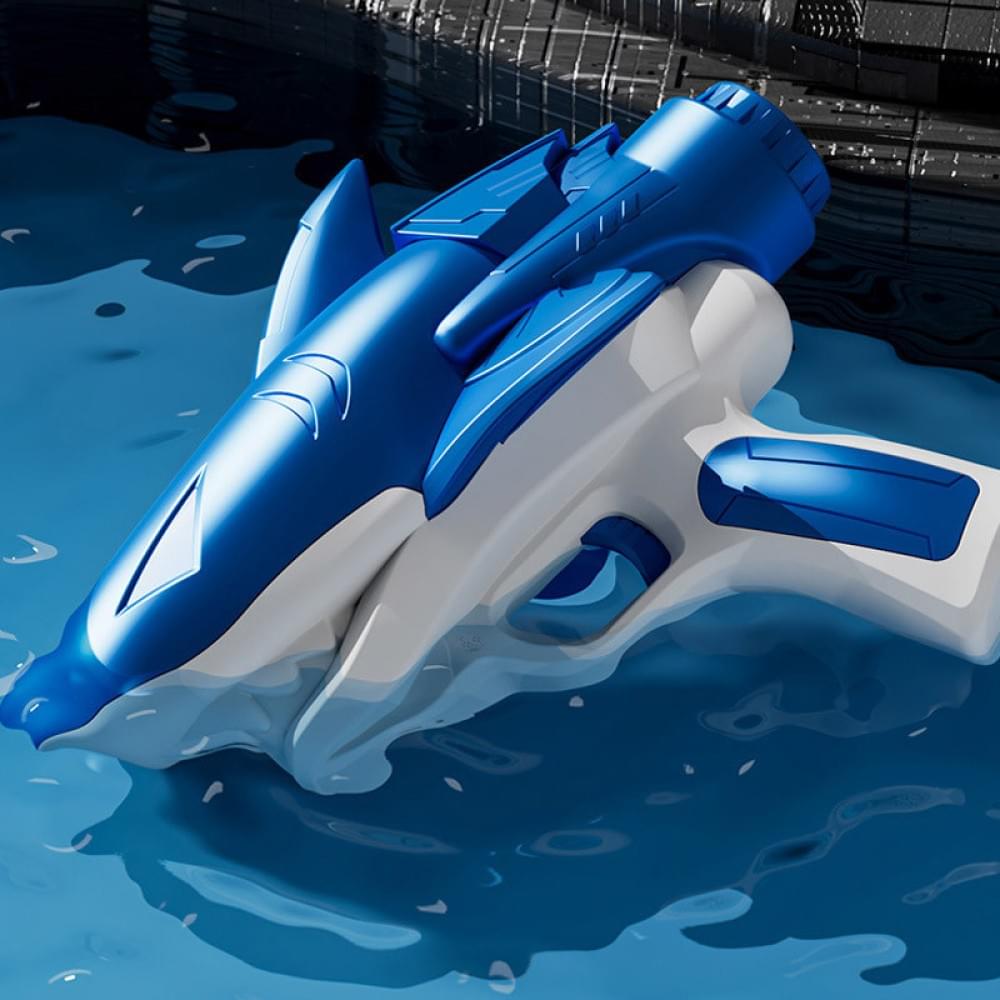 Водяний акумуляторний пістолет Shark Water Gun 185-68 (300ml) with lithium battery Blue