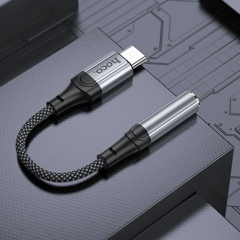 Перехідник Hoco LS36 Fresh Type-C to 3,5 AUX Black