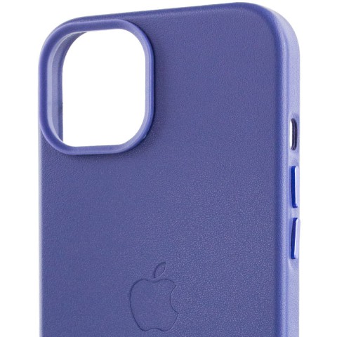 Шкіряний чохол Leather Case (AA Plus) with MagSafe для Apple iPhone 12 Pro Max (6.7") Wisteria