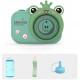 Фотокамера-генератор мильних бульбашок 9996 Children's camera Frog / Green