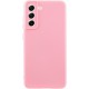 Чохол Silicone Cover Lakshmi Full Camera (AA) для Samsung Galaxy S21 FE Рожевий / Pink