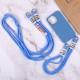Чохол TPU two straps California для Apple iPhone 12 Pro / 12 (6.1") Синій / Cosmos blue