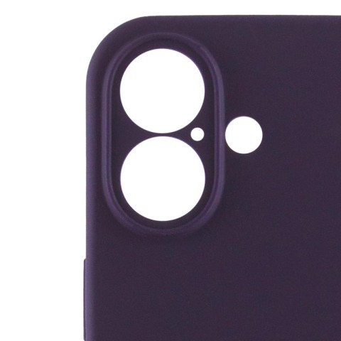 Чохол Silicone Case Full Camera Protective (AA) для Apple iPhone 16 (6.1") Фіолетовий / Elderberry