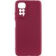 Чохол TPU GETMAN Liquid Silk Full Camera для Xiaomi Redmi Note 11 Pro 4G/5G / 12 Pro 4G Бордовий / Marsala