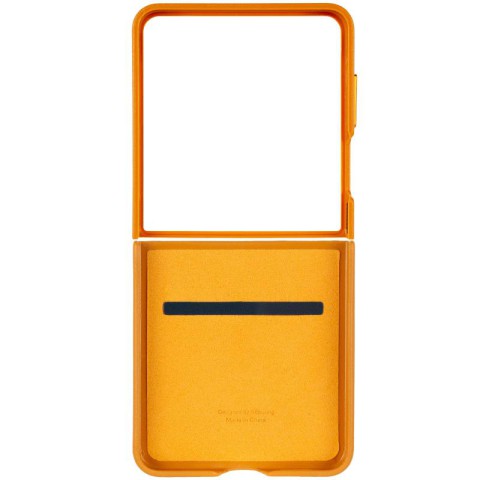 Шкіряний чохол Leather Case (AAA) для Samsung Galaxy Z Flip5 Brown