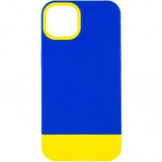 Чохол TPU+PC Bichromatic для Apple iPhone 12 Pro Max (6.7") Navy Blue / Yellow
