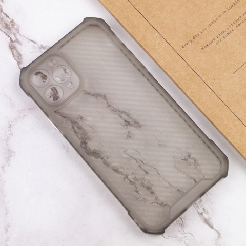 Чохол TPU Ease Carbon color series для Apple iPhone 11 Pro Max (6.5") Чорний / Прозорий