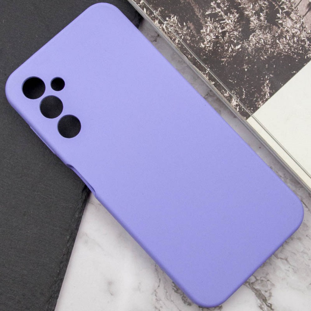 Чохол Silicone Cover Lakshmi Full Camera (AAA) для Samsung Galaxy A25 5G Бузковий / Dasheen