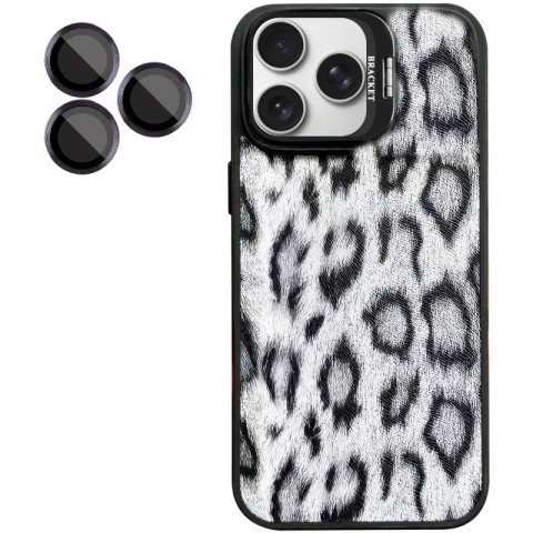 Чохол TPU+PC Wild Leopard with MagSafe and Lens для Apple iPhone 16 Pro Max (6.9") Black