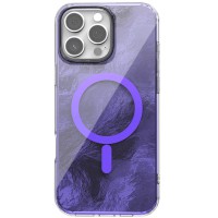 Чохол TPU Shiny Mountain (MagFit) для Apple iPhone 16 Pro Max (6.9") Purple
