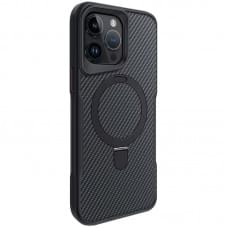 TPU+PC чехол Metal Buttons with MagSafe Carbon Ring для Apple iPhone 15 Pro (6.1")