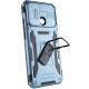 Ударостійкий чохол Camshield Army Ring для Xiaomi Redmi 9C / 10A Блакитний / Light Blue