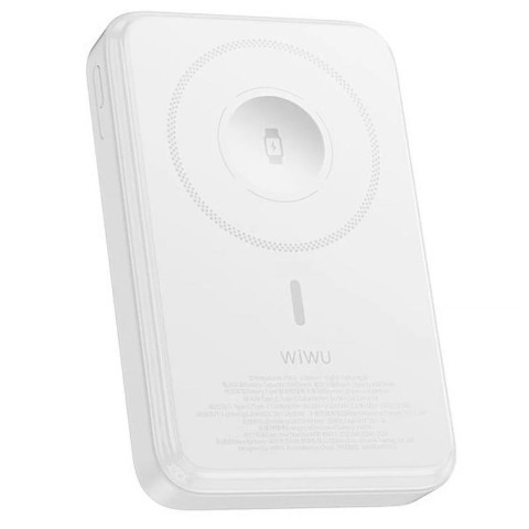 Портативний ЗП Power Bank WIWU Wi-P061 22.5W+PD20W з БЗП+iWatch with cable 10000 mAh White