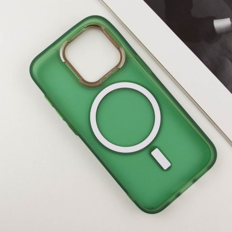 Чохол TPU+PC Lily with MagSafe для Apple iPhone 15 Pro (6.1") Army Green