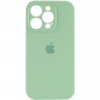 Чохол Silicone Case Full Camera Protective (AA) для Apple iPhone 14 Pro Max (6.7") Зелений / Pistachio / PVH