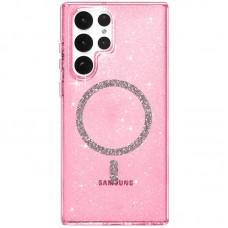 Чохол TPU Eclipse Sparkle (MagFit) для Samsung Galaxy S25 Ultra Pink
