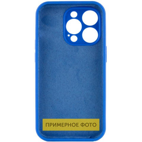 Чохол Silicone Case Full Protective (AA) NO LOGO для Apple iPhone 16 Pro (6.3") Синій / Capri Blue