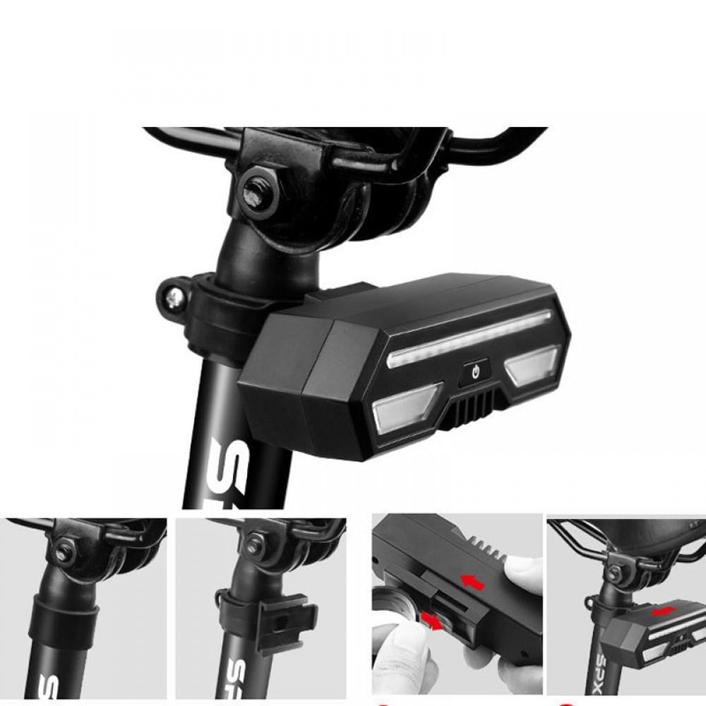 Трекер GPS велосипедный V03B Bike Tacker+Auto Tail Light 2in1 SIM (4GLTE+3GWCDMA+2GGSM) 140/2400mAh