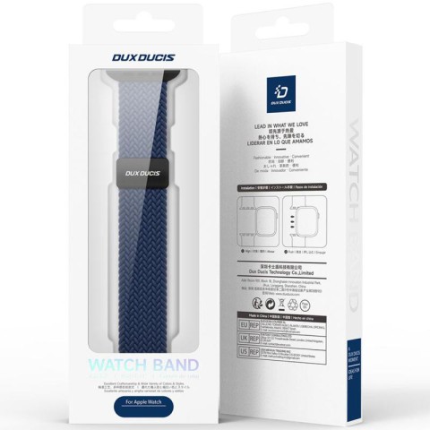 Ремінець Dux Ducis Mixture Ultra для Apple Watch 42(ser.1-3)/44/45/46/49mm Deep Blue