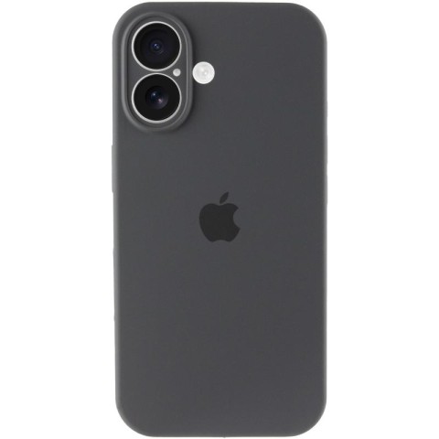 Чохол Silicone Case Full Camera Protective (AA) для Apple iPhone 17 (6.3") Сірий / Dark Gray