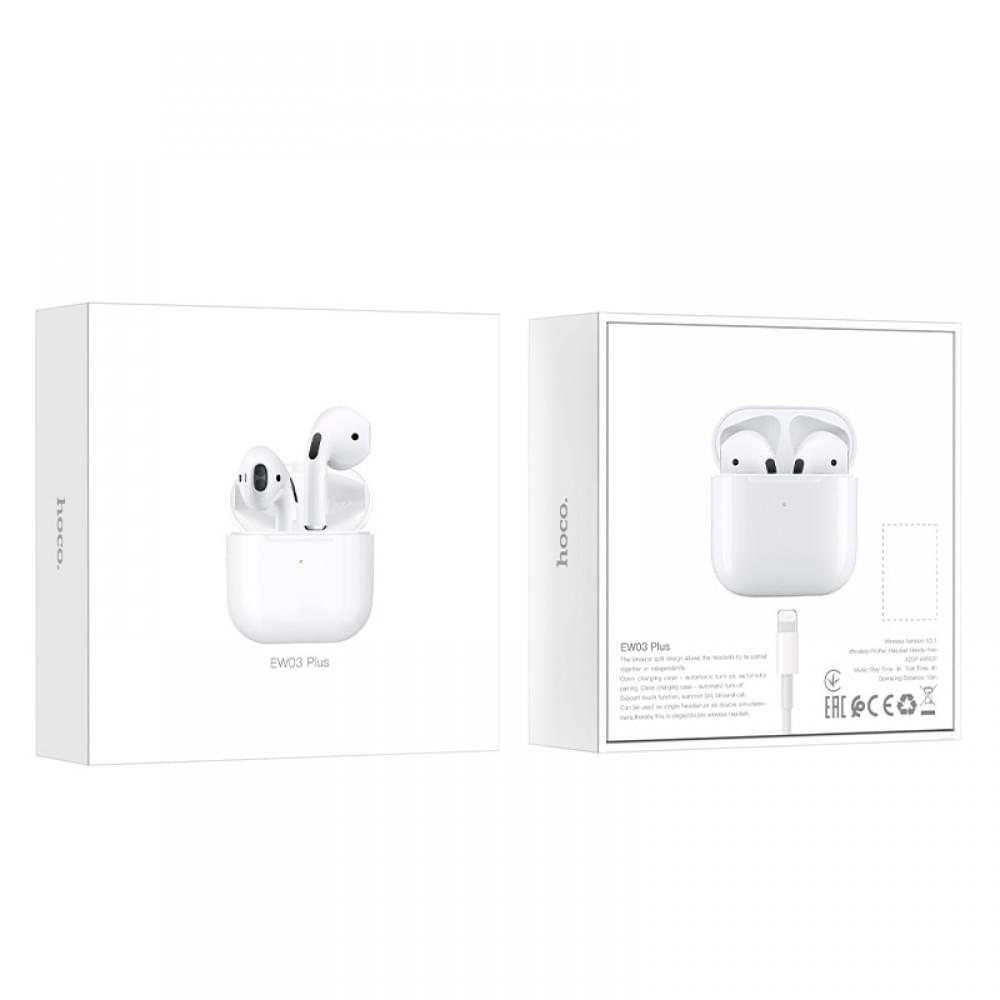 Бездротові TWS навушники Hoco EW03 Plus Білий