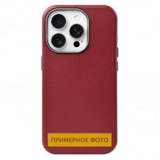 Шкіряний чохол Leather Case Metal Buttons для Xiaomi Redmi 13C / Poco C65 Red