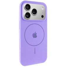 Чохол Silicone Case Full Protective (AA) V2 with MagSafe для Apple iPhone 17 Pro (6.3") Бузковий / Dasheen