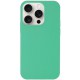 Чохол Silicone Case Full Protective (AA) NO LOGO для Apple iPhone 15 Pro (6.1") Зелений / Spearmint