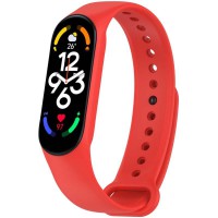 Силіконовий ремінець для Xiaomi Mi Band 7/6/5 Червоний / Red