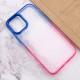 Чохол TPU+PC Fresh sip series для Apple iPhone 12 Pro Max (6.7") Рожевий / Синій