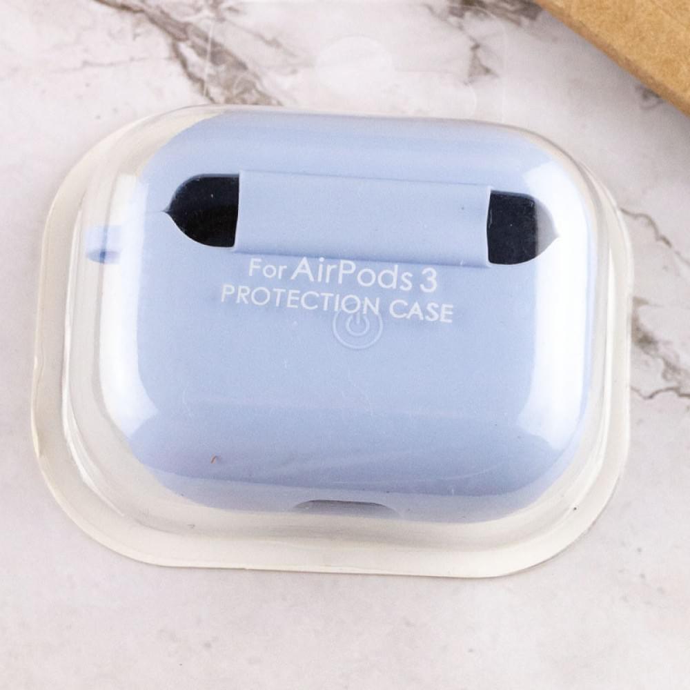 Силиконовый футляр с микрофиброй для наушников Airpods 3