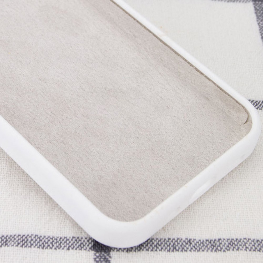 Чохол Silicone Case Full Protective (AA) NO LOGO для Apple iPhone 16 Pro Max (6.9") Білий / White