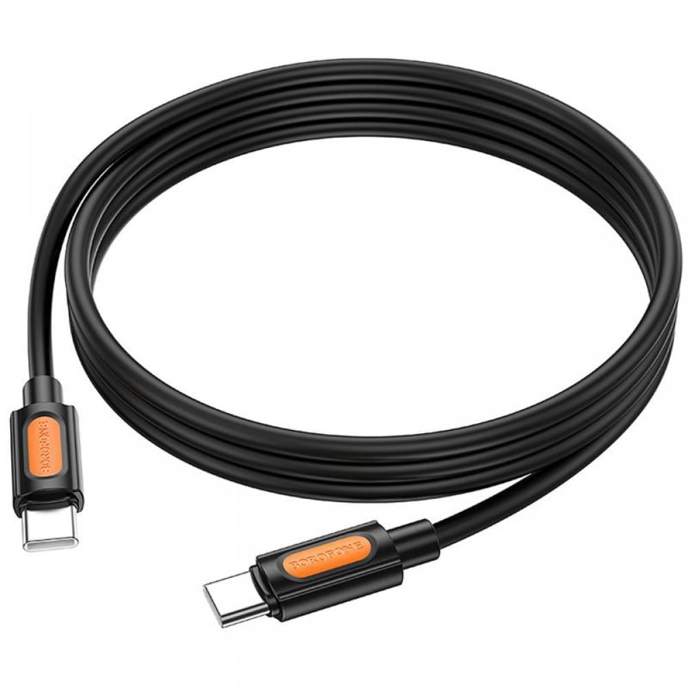 Дата кабель Borofone BX114 Structure Type-C to Type-C 60W (1m) Black