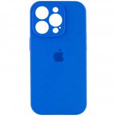 Чохол Silicone Case Full Camera Protective (AA) для Apple iPhone 13 Pro Max (6.7") Синій / Capri Blue / PVH