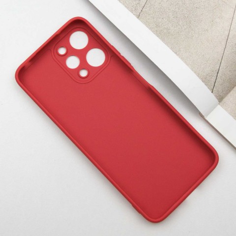 Силіконовий чохол Candy Full Camera для Xiaomi Redmi 12 Червоний / Camellia