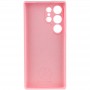 Чохол Silicone Cover Lakshmi Full Camera (AAA) для Samsung Galaxy S22 Ultra Рожевий / Light pink