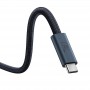 Дата кабель Baseus Flash 2 USB4 Full-Featured Type-C to Type-C 240W (1.8m) (P10311803112) Cluster Black