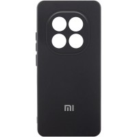 Чохол Silicone Cover Lakshmi Full Camera (AA) with logo для Xiaomi Redmi Note 14 Pro+ 5G Чорний / Black