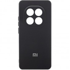Чохол Silicone Cover Lakshmi Full Camera (AA) with logo для Xiaomi Redmi Note 14 Pro+ 5G Чорний / Black