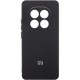 Чохол Silicone Cover Lakshmi Full Camera (AA) with logo для Xiaomi Redmi Note 14 Pro+ 5G Чорний / Black