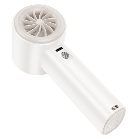 Портативний вентилятор Hoco HX64 Hurricane high speed handheld fan 3600 mAh White