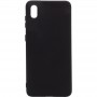 Чохол Silicone Cover Full without Logo (A) для Samsung Galaxy M01 Core / A01 Core Чорний / Black