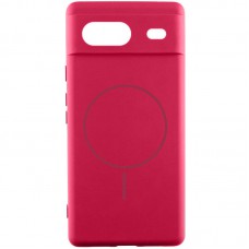 Чохол Silicone Cover Lakshmi Full Camera (AA) with MagFit для Google Pixel 8 Червоний / Rose Red