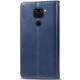 Шкіряний чохол книжка GETMAN Gallant (PU) для Xiaomi Redmi Note 9 / Redmi 10X Синій