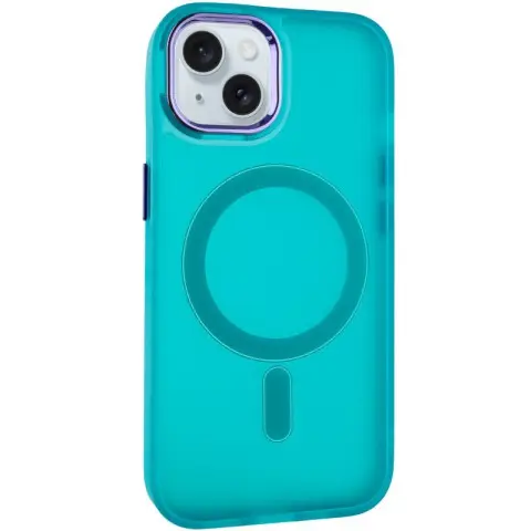 Чохол TPU+PC Lily with MagSafe для Apple iPhone 14 (6.1") Green