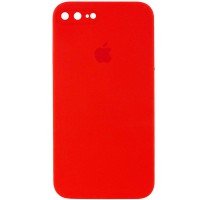Чохол Silicone Case Square Full Camera Protective (AA) для Apple iPhone 7 plus/8 plus (5.5") Червоний / Red