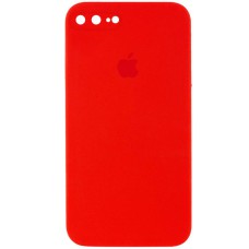 Чохол Silicone Case Square Full Camera Protective (AA) для Apple iPhone 7 plus/8 plus (5.5") Червоний / Red