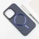 Шкіряний чохол SnapCase with MagSafe для Apple iPhone 16 Pro Max (6.9") Dark Blue